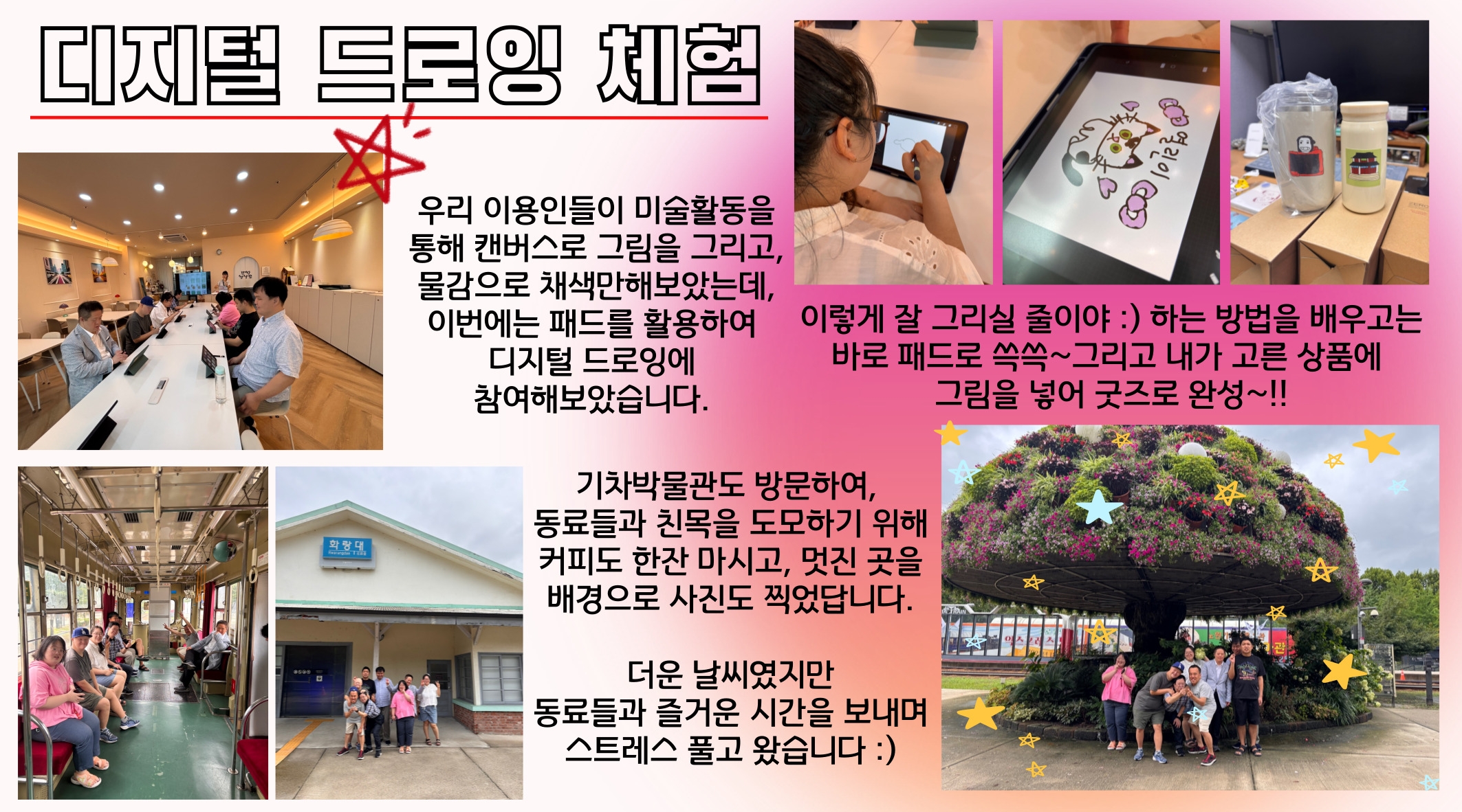 사회적응훈련-디지털드로잉체험 및 박물관 관람